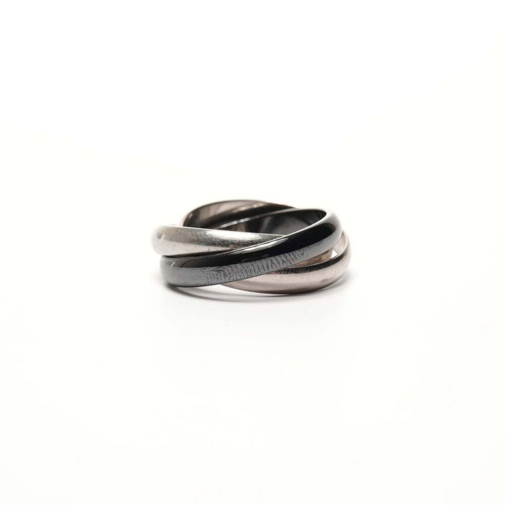Cartier Authentic Silver Trinity Ring - image 1